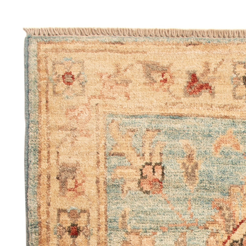Ziegler Teppich - 72 x 53 cm - hellblau