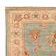 Ziegler Teppich - 74 x 57 cm - hellblau