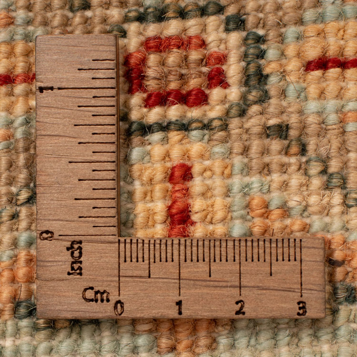 Ziegler Teppich - 74 x 57 cm - hellblau