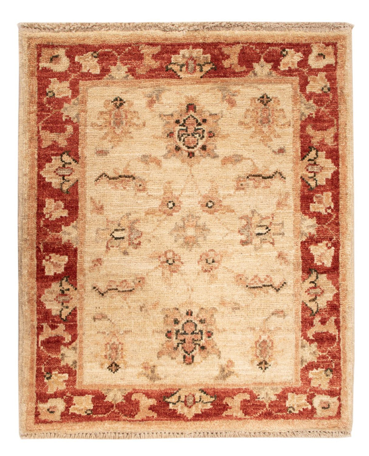 Ziegler Teppich - 62 x 52 cm - beige