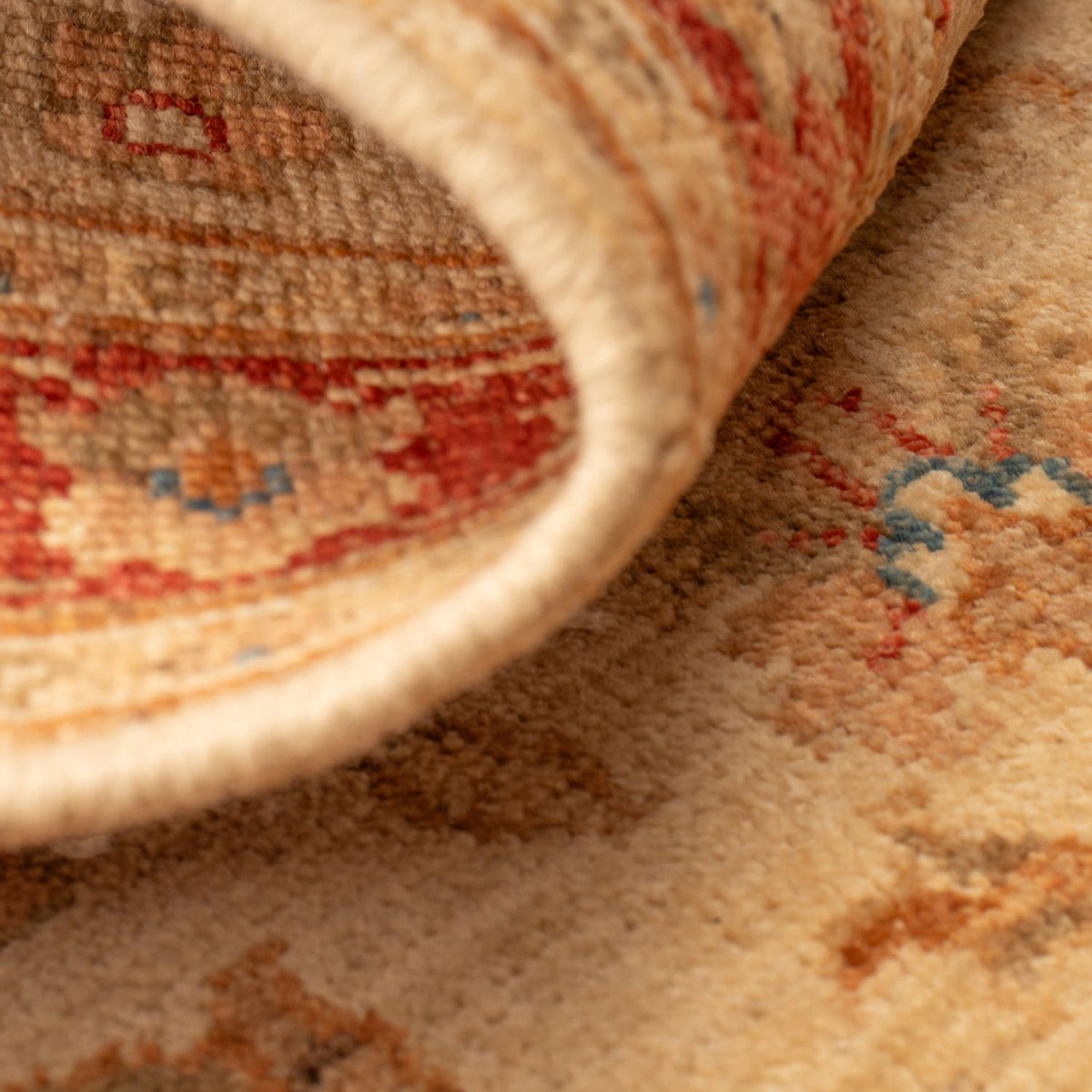 Ziegler Teppich - 70 x 52 cm - beige