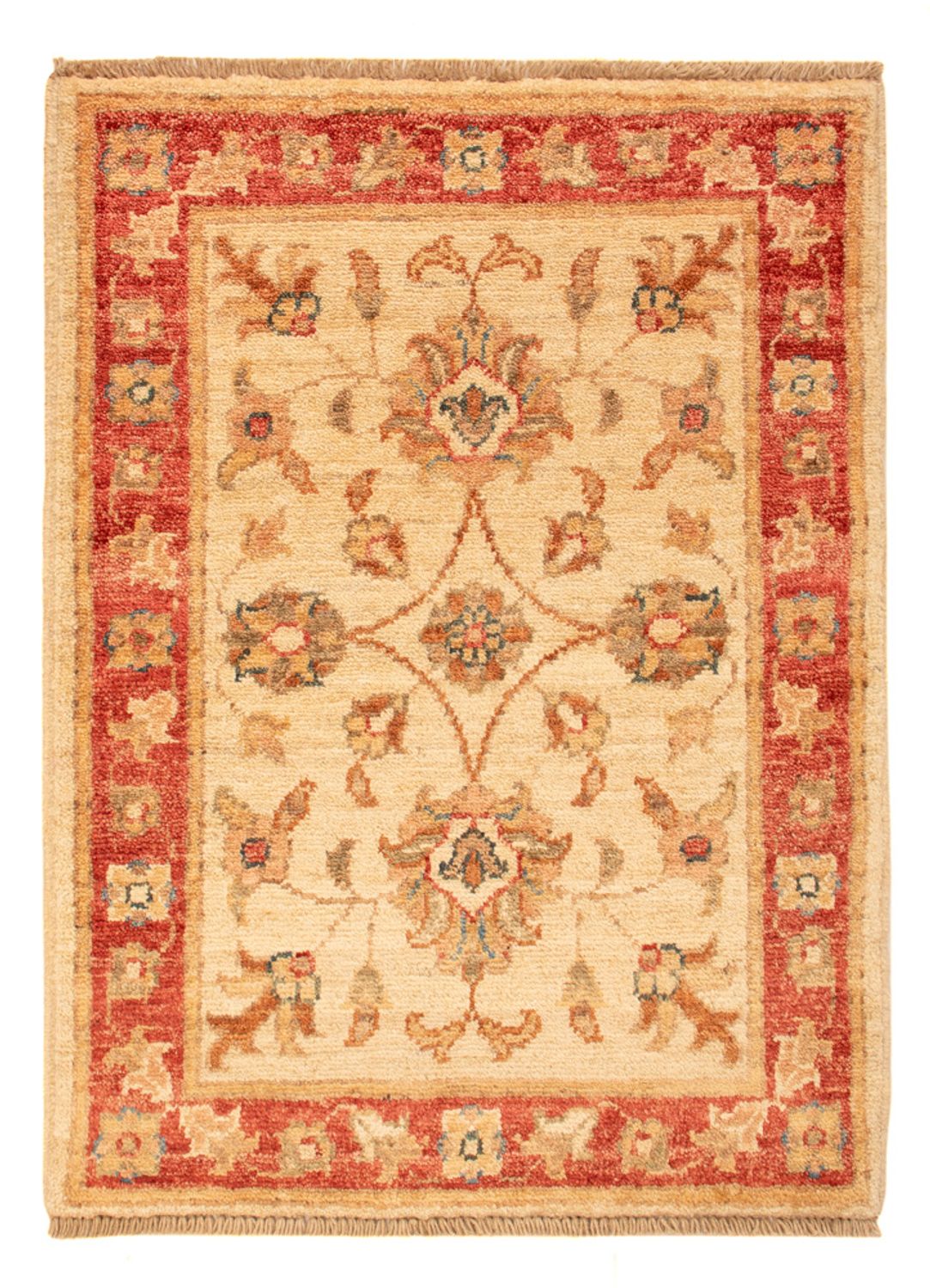 Ziegler Teppich - 70 x 51 cm - beige