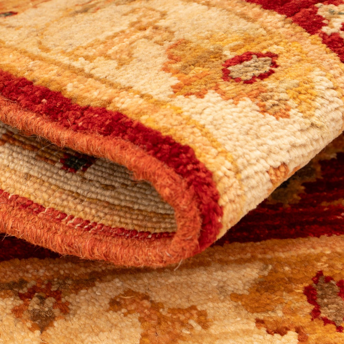 Ziegler Teppich - 69 x 50 cm - bordeauxrot