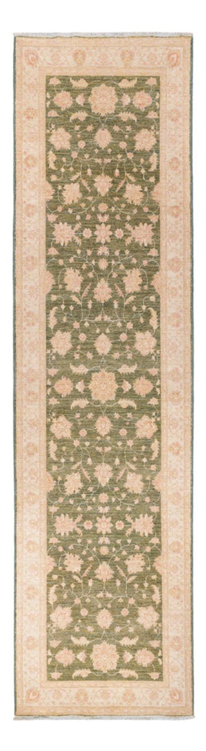 Läufer Ziegler - 365 x 102 cm - olivgrün