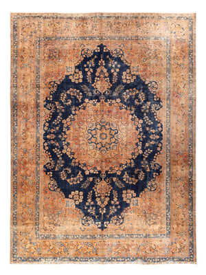 Vintage Teppich - 387 x 286 cm - dunkelblau