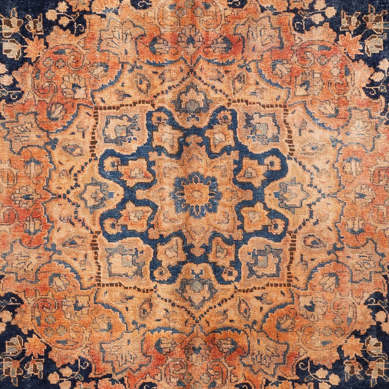 Vintage Teppich - 387 x 286 cm - dunkelblau