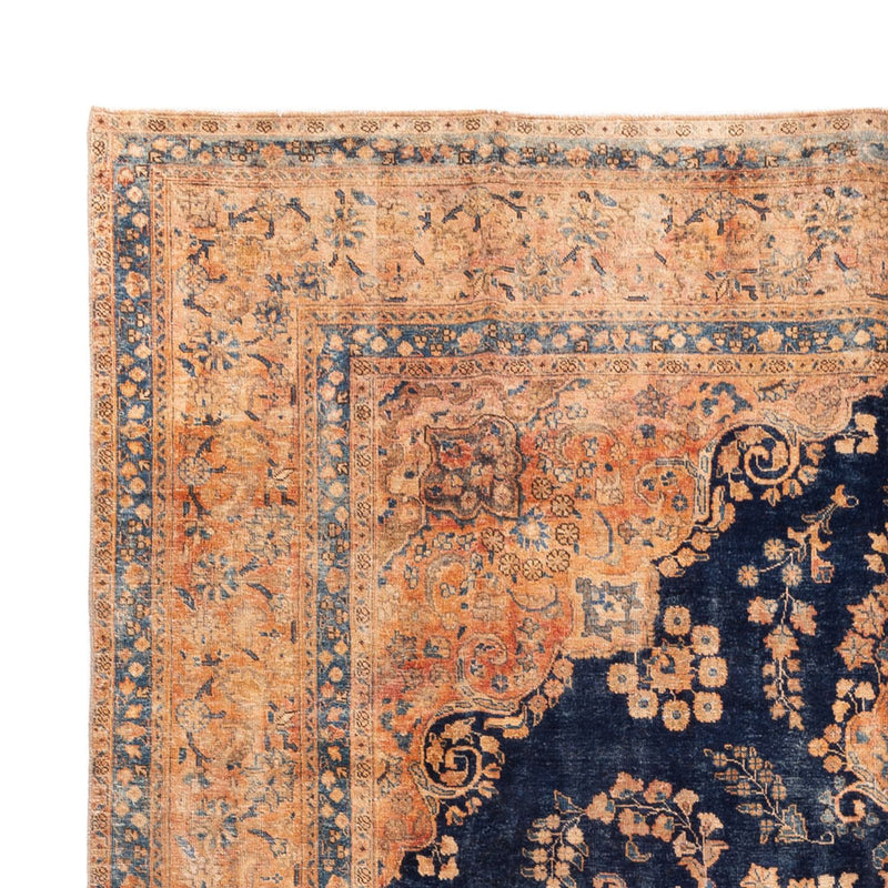 Vintage Teppich - 387 x 286 cm - dunkelblau