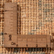 Vintage Teppich - 377 x 280 cm - blau
