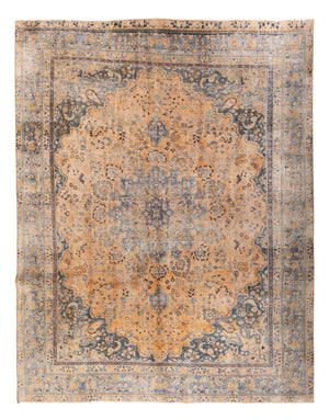 Vintage Teppich - 362 x 283 cm - dunkelbeige