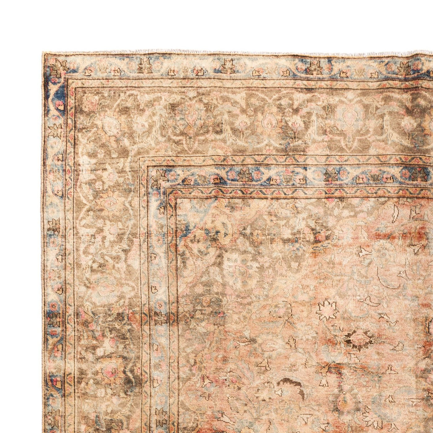 Vintage Teppich - 368 x 281 cm - dunkelbeige