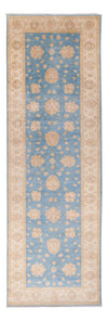 Tapis Ziegler 124x394cm - Tapis oriental - bleu - Tapis de couloir / Bleu / 124 x 394 cm Tapis de couloir