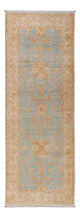 Läufer Ziegler - 202 x 70 cm - hellblau