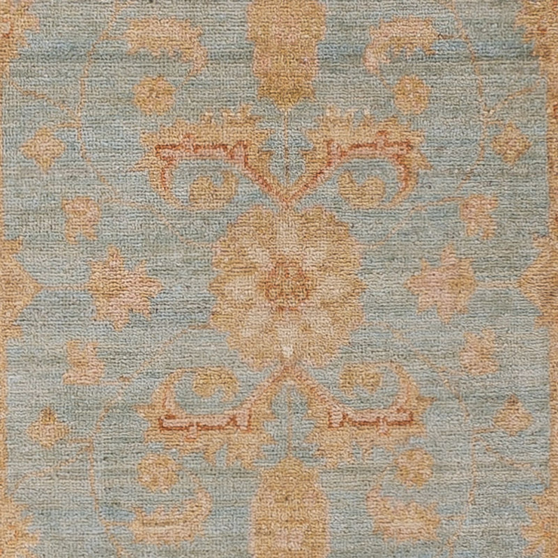 Läufer Ziegler - 202 x 70 cm - hellblau
