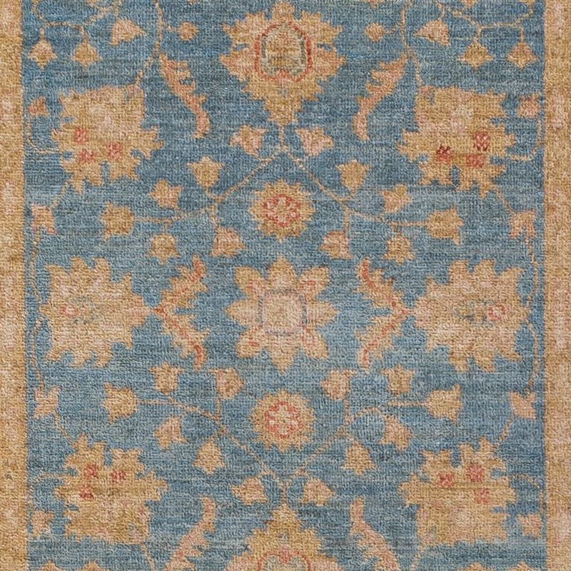 Läufer Ziegler - 250 x 80 cm - blau