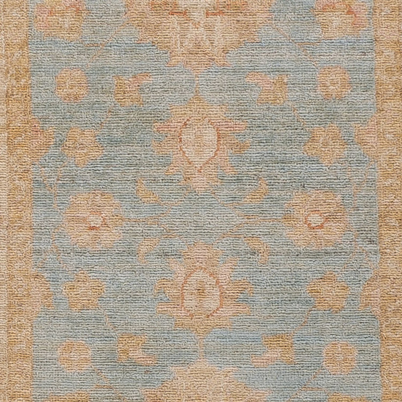 Läufer Ziegler - 203 x 71 cm - hellblau