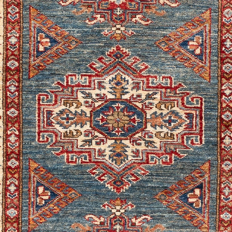 Läufer Ziegler - Kazak - 245 x 79 cm - mehrfarbig