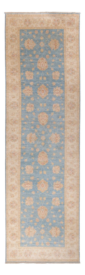 Läufer Ziegler - 396 x 121 cm - hellblau