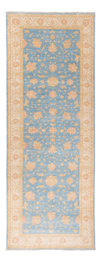 Tapis de couloir Tapis Ziegler - 332 x 119 cm - bleu clair
