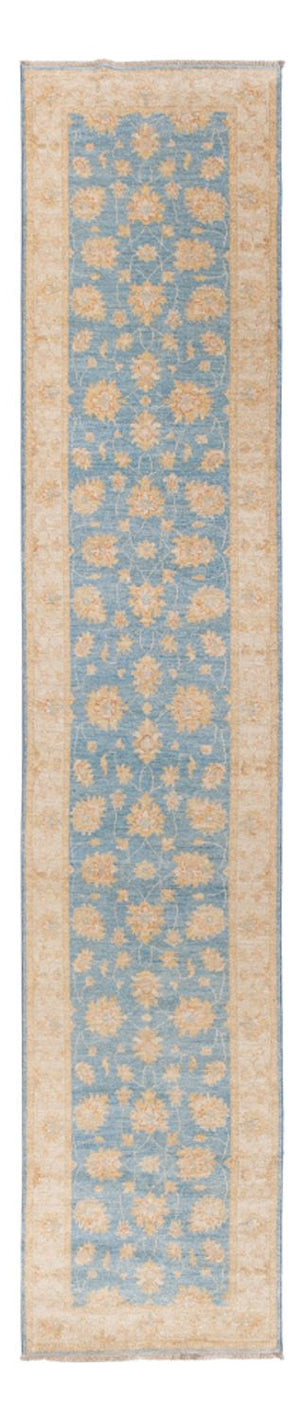 Läufer Ziegler - 394 x 82 cm - hellblau