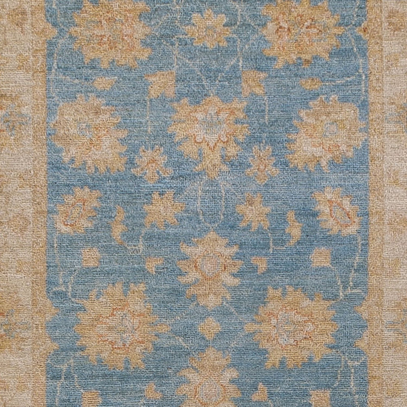 Läufer Ziegler - 393 x 81 cm - hellblau