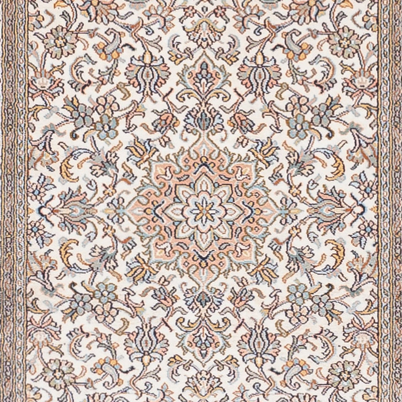 Läufer Seiden - Kaschmir Seide - 480 x 79 cm - creme