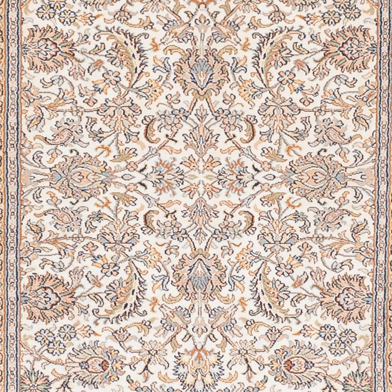 Läufer Seiden - Kaschmir Seide - 447 x 98 cm - creme