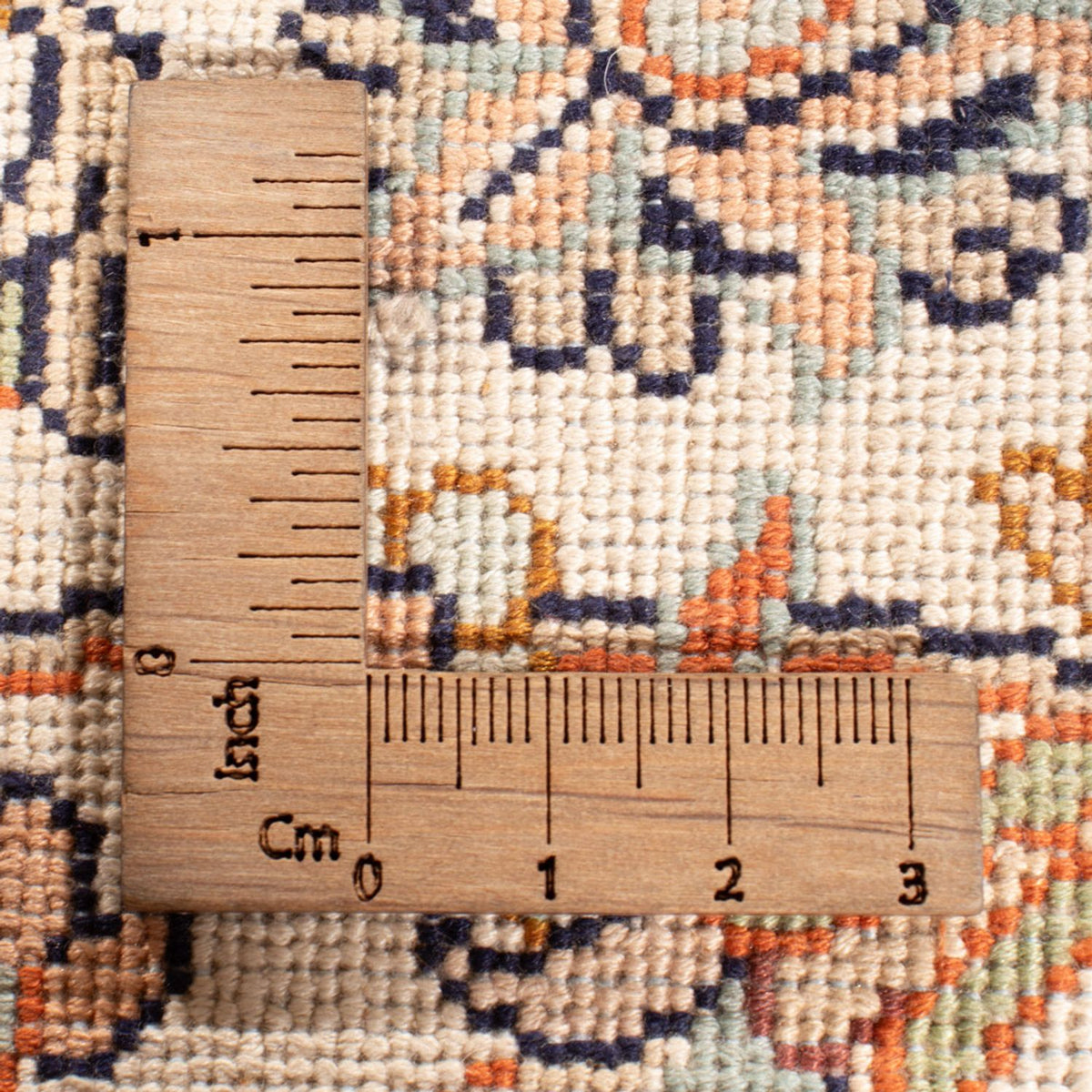 Läufer Seiden - Kaschmir Seide - 447 x 98 cm - creme