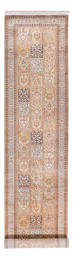 Läufer Seiden - Kaschmir Seide - 452 x 97 cm - creme