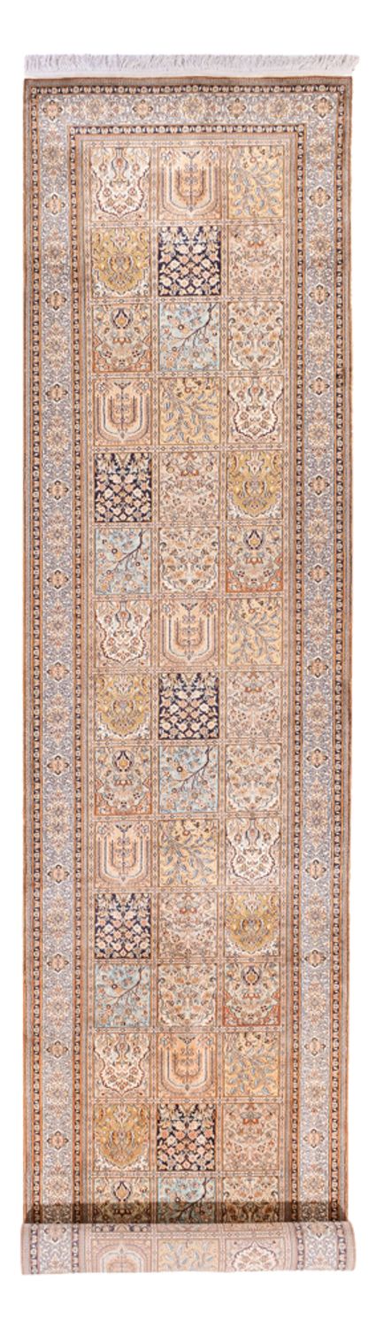Läufer Seiden - Kaschmir Seide - 452 x 97 cm - creme