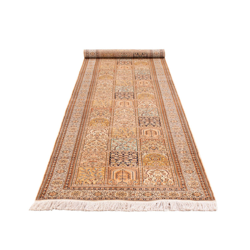 Läufer Seiden - Kaschmir Seide - 452 x 97 cm - creme
