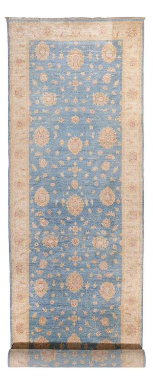 Läufer Ziegler - 485 x 143 cm - hellblau