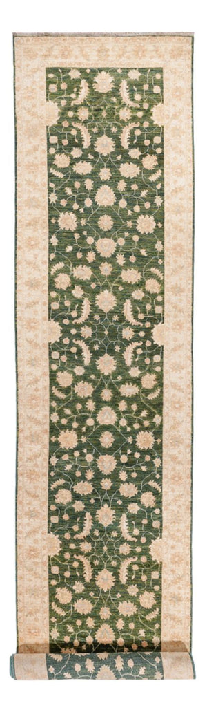 Läufer Ziegler - 455 x 102 cm - grün