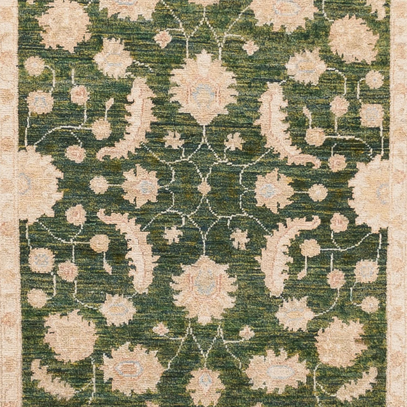 Läufer Ziegler - 455 x 102 cm - grün