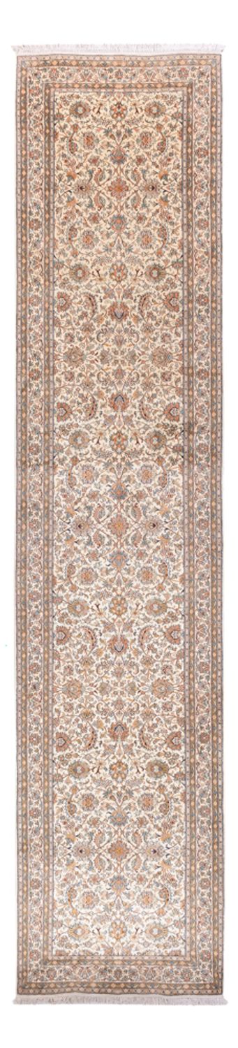 Läufer Seiden - Kaschmir Seide - 444 x 94 cm - beige
