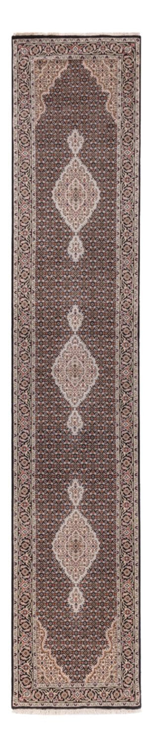 Läufer Orient - Täbriz - 406 x 82 cm - anthrazit
