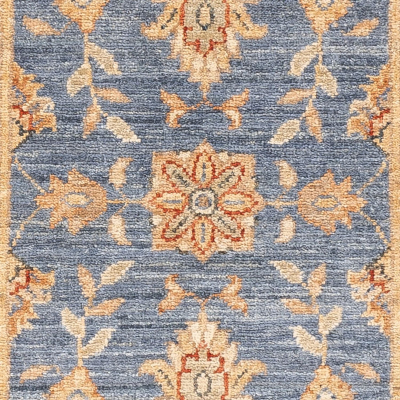 Läufer Ziegler - 147 x 51 cm - blau