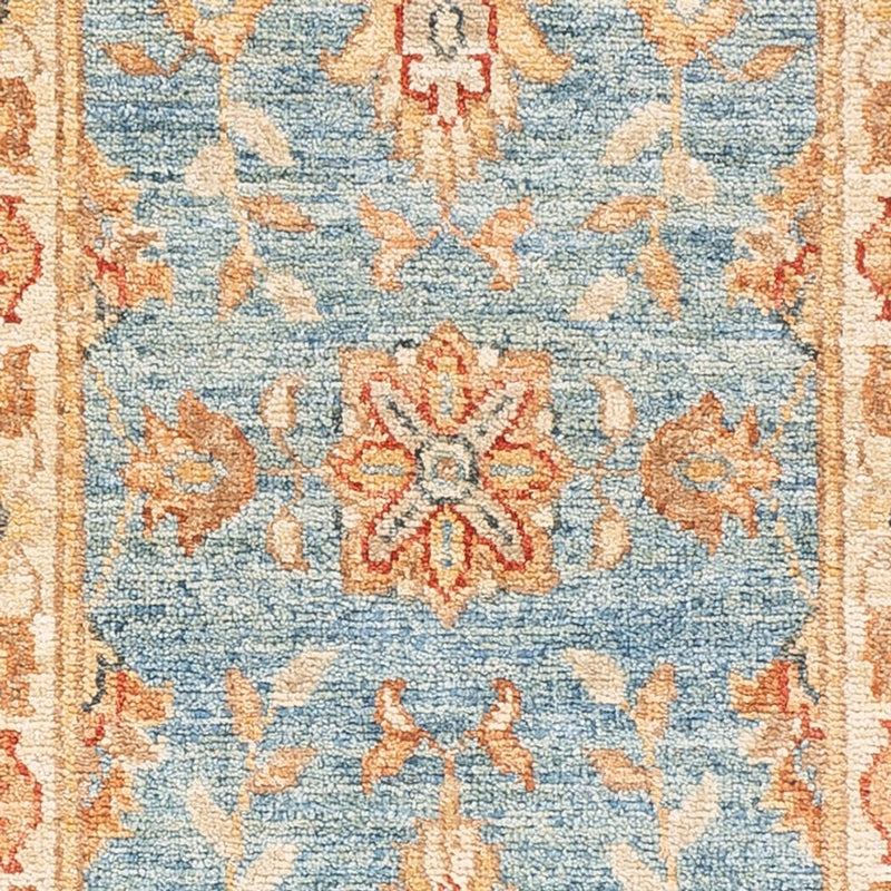 Läufer Ziegler - 154 x 50 cm - hellblau