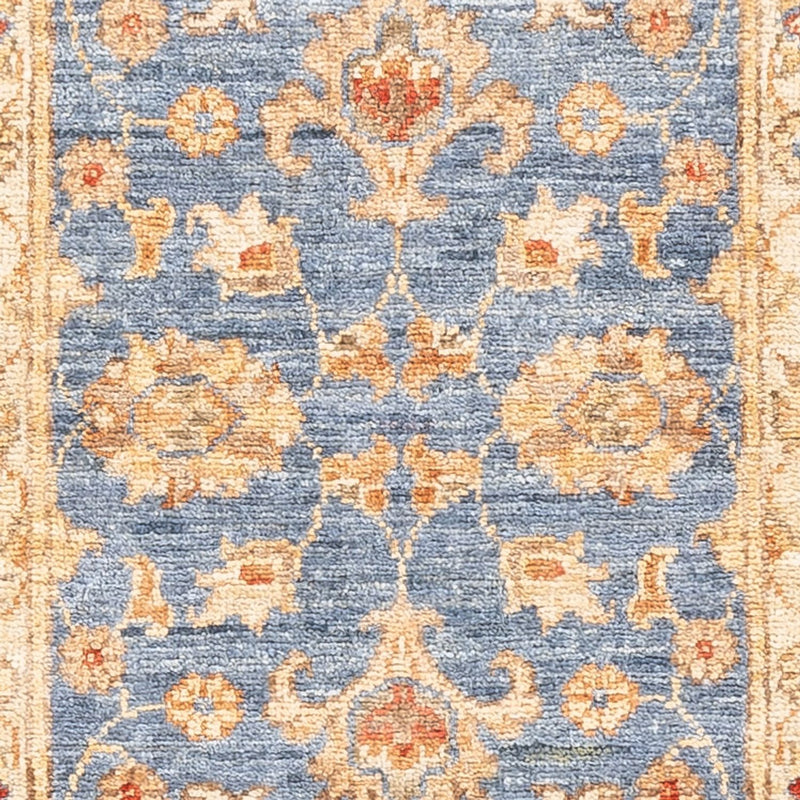 Läufer Ziegler - 148 x 50 cm - blau
