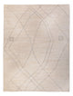 Designer Teppich - 410 x 310 cm - hellblau