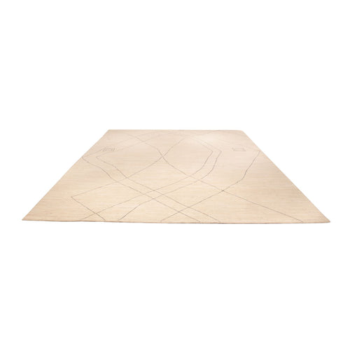 Designer Teppich - 410 x 310 cm - hellblau