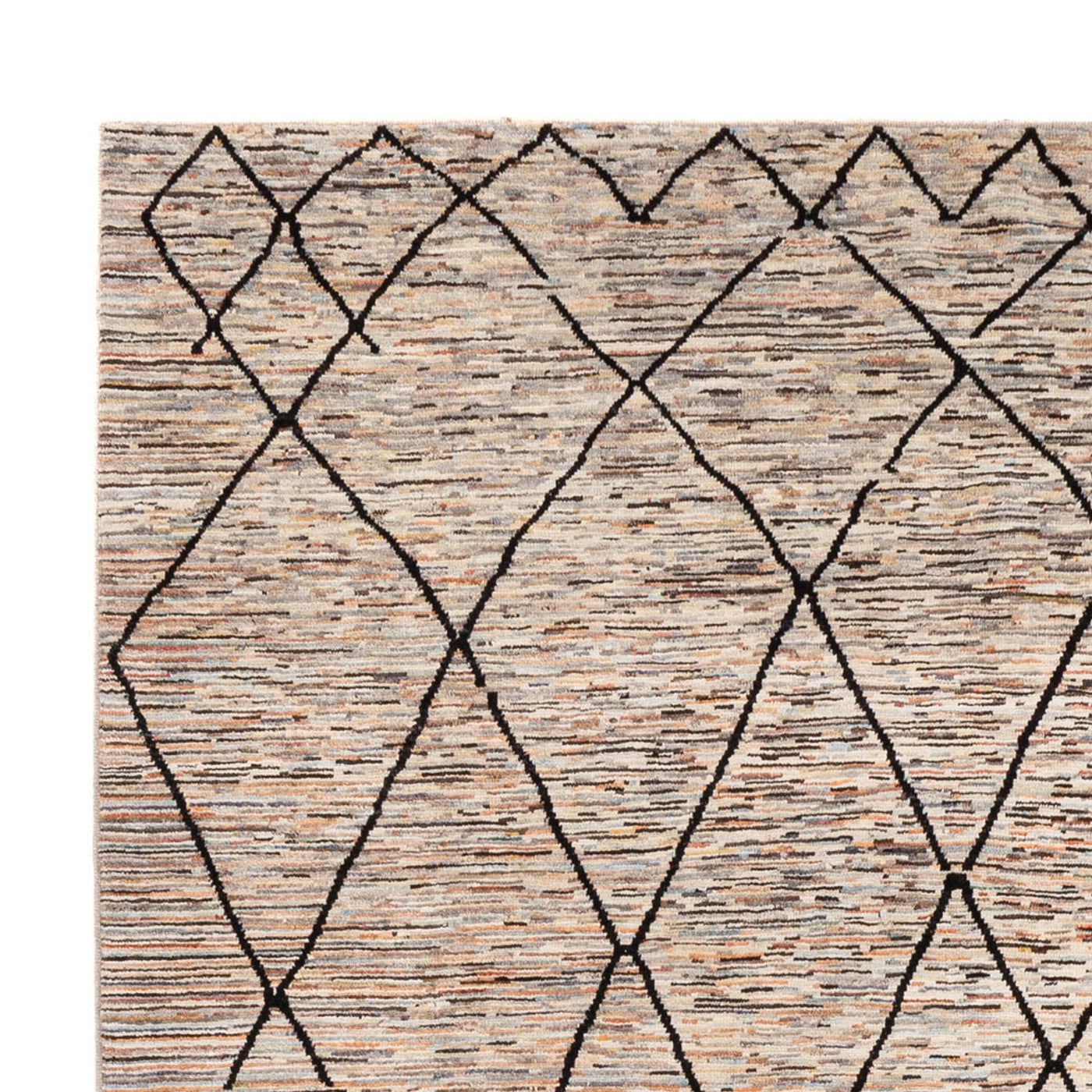 Designer Teppich - 284 x 218 cm - dunkelbeige