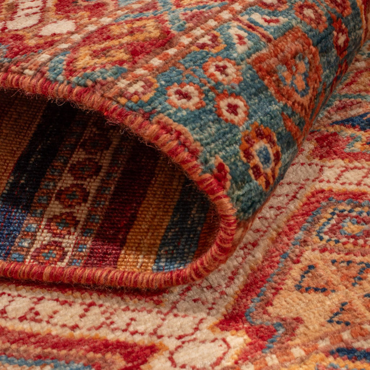 Ziegler Teppich - Shal quadratisch  - 154 x 145 cm - mehrfarbig