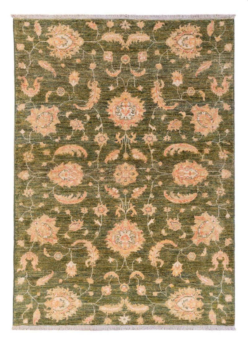 Ziegler Teppich - 177 x 125 cm - minzgrün