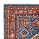 Ziegler Teppich - Kazak quadratisch  - 184 x 187 cm - mehrfarbig