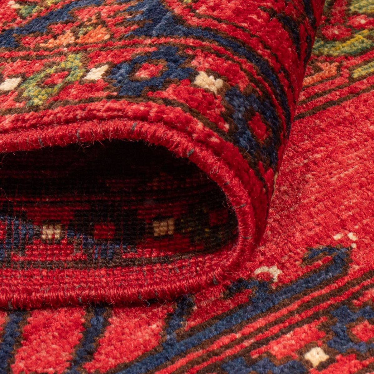 Afghan Teppich - Kunduz - 148 x 100 cm - rot