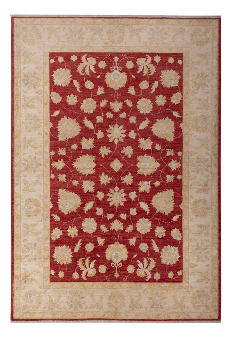 Ziegler Teppich - 299 x 206 cm - dunkelrot