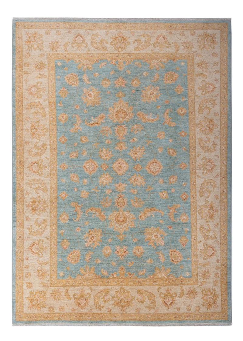 Ziegler Teppich - 290 x 205 cm - hellblau