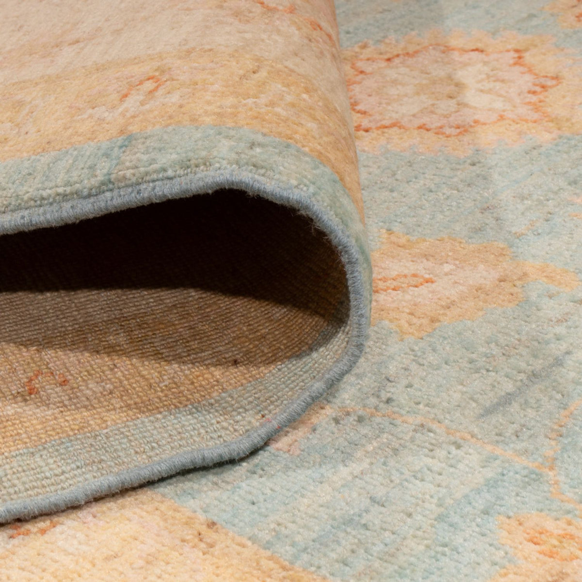 Ziegler Teppich - 290 x 205 cm - hellblau