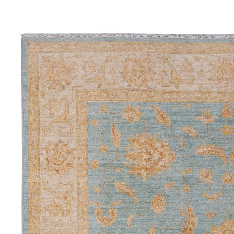 Ziegler Teppich - 303 x 207 cm - hellblau