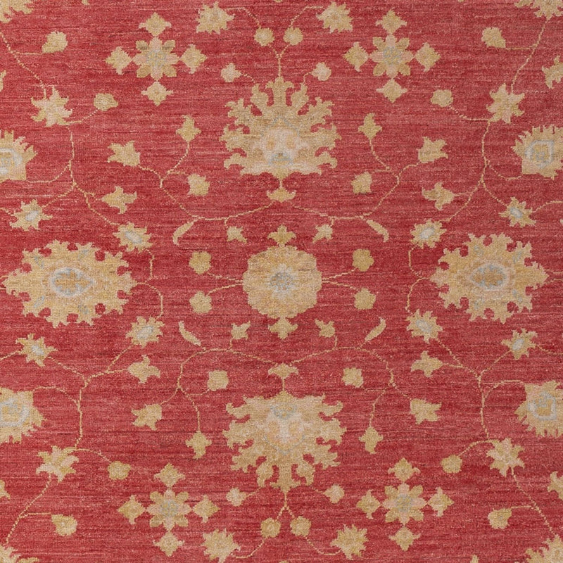 Ziegler Teppich - 296 x 203 cm - dunkelrot